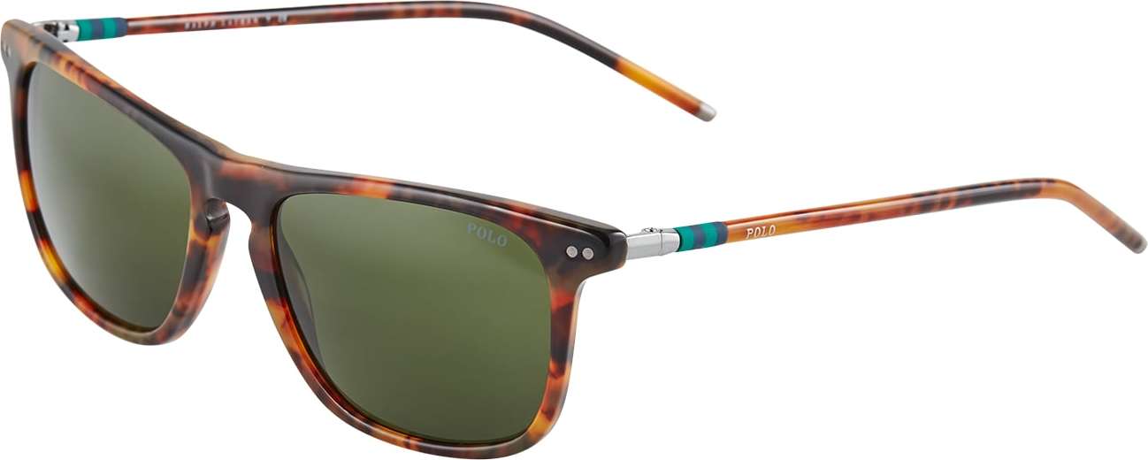 Polo Ralph Lauren Sluneční brýle '0PH4168' hnědá / béžová / zelená