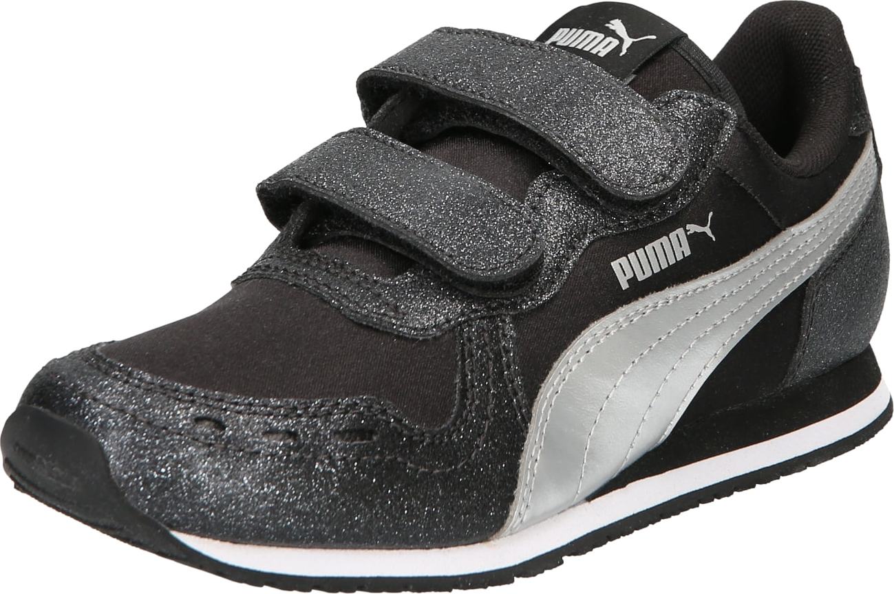 PUMA Tenisky 'Cabana' stříbrná / černá