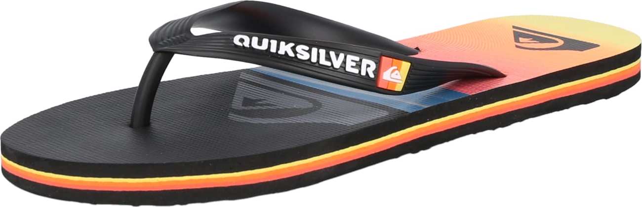 QUIKSILVER Žabky 'MOLOKAI' černá / mix barev