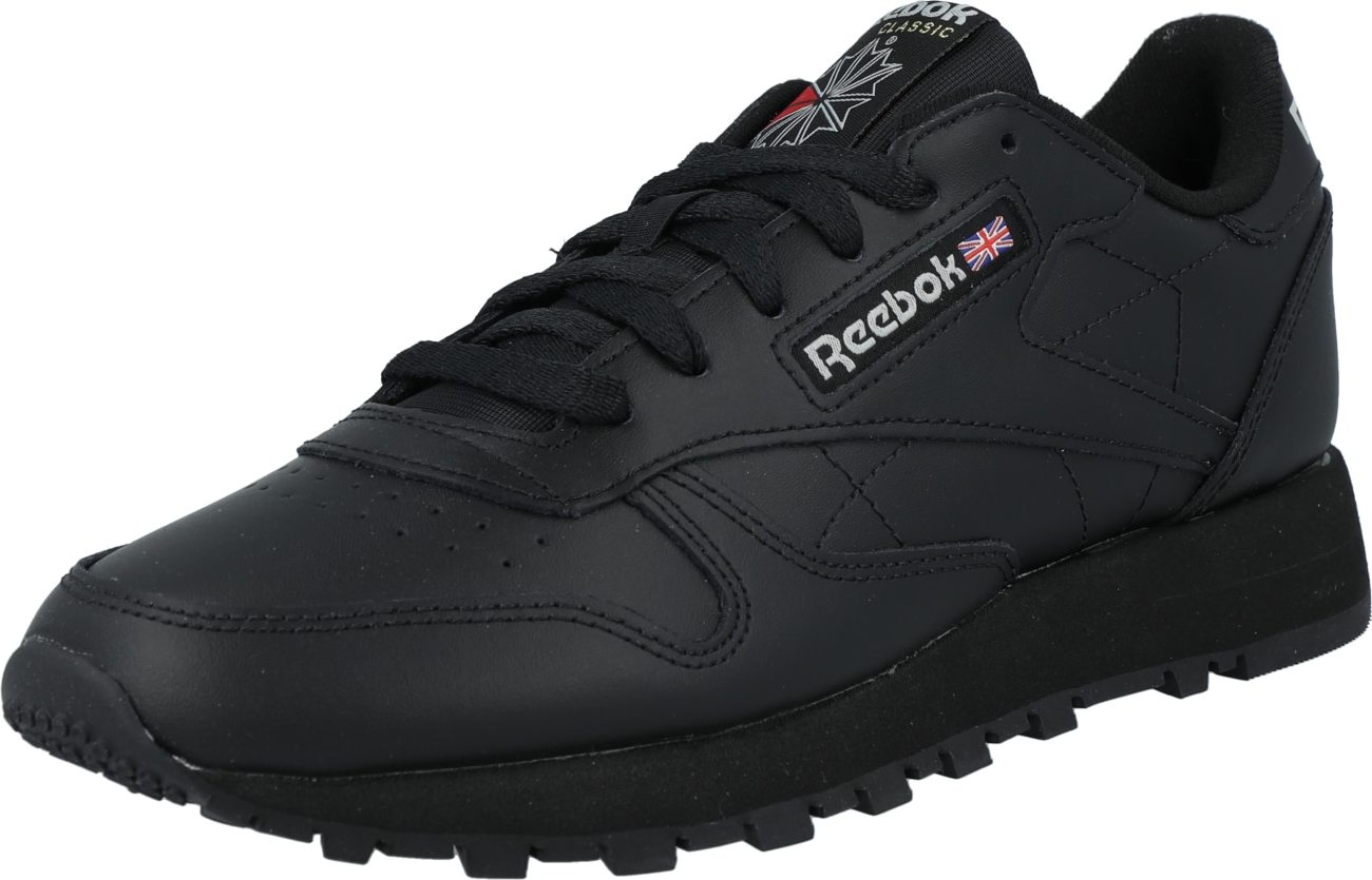 Reebok Classics Tenisky černá / stříbrně šedá / tmavě modrá / červená