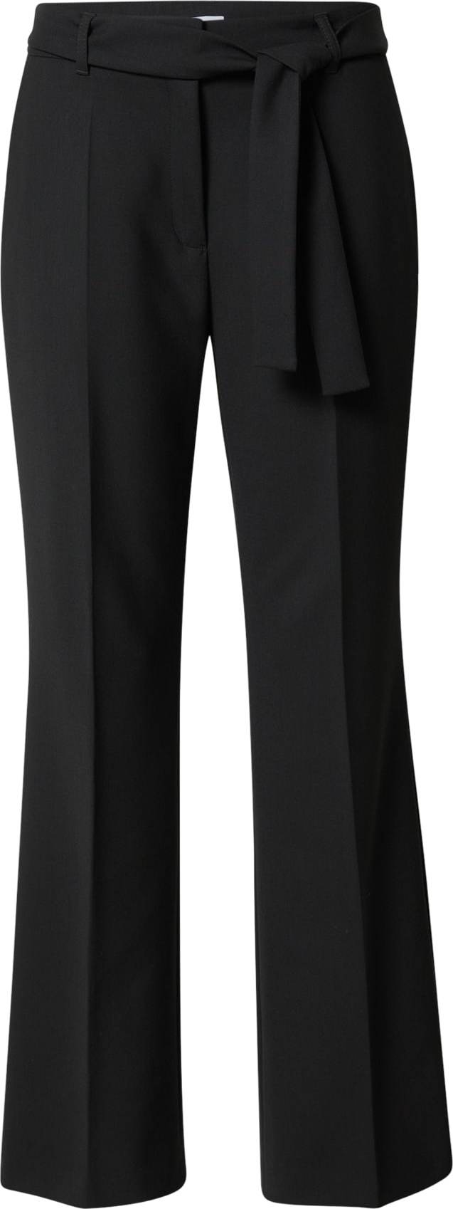 s.Oliver BLACK LABEL Kalhoty s puky 'Charlotte' černá
