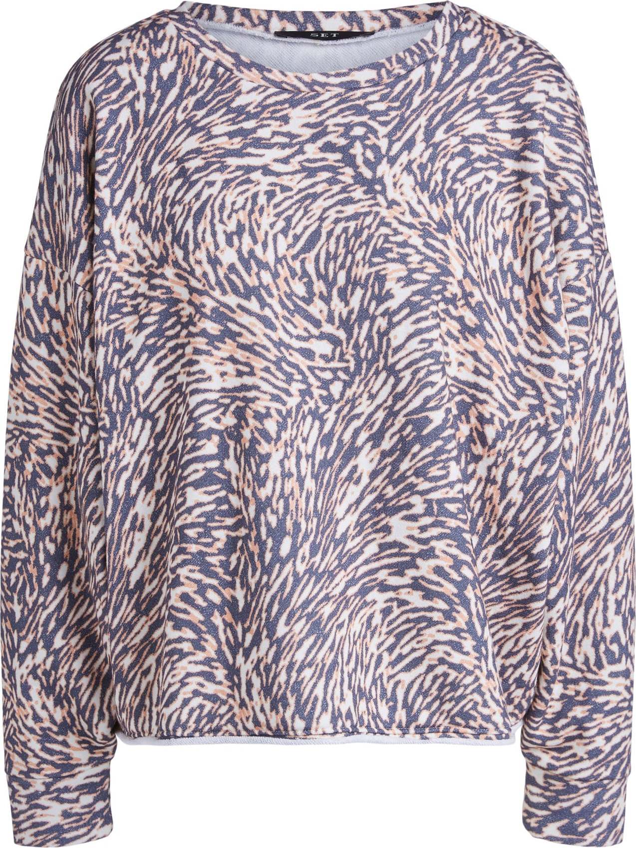 SET Mikina světle fialová / bílá / broskvová / černá