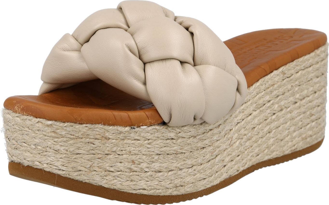 SHABBIES AMSTERDAM Pantofle béžová