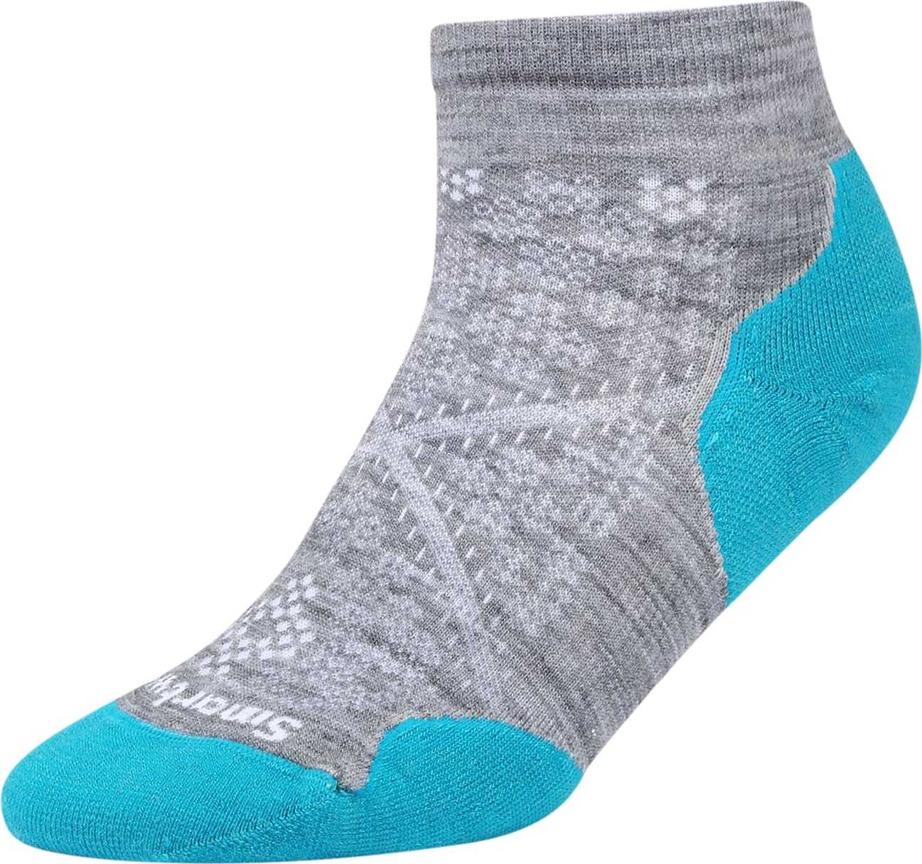 Smartwool Sportovní ponožky šedý melír / tyrkysová