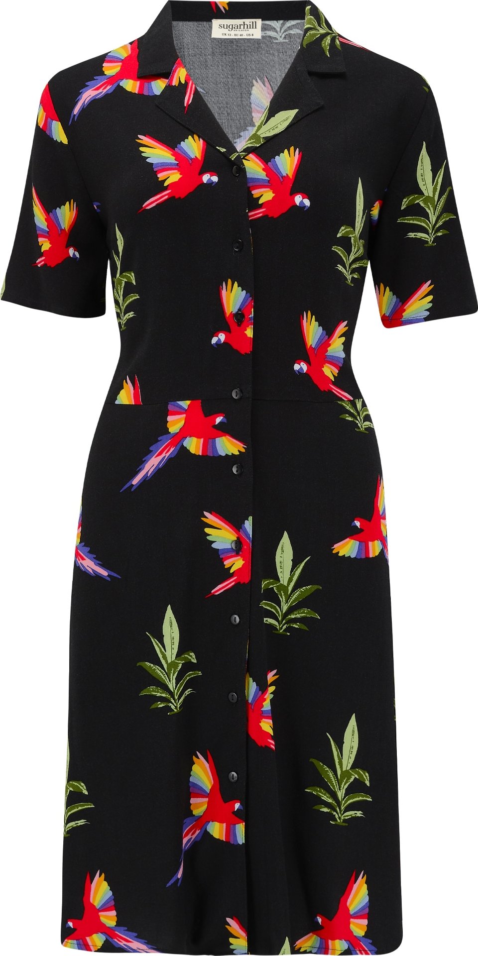 Sugarhill Brighton Košilové šaty 'Clemency' černá / mix barev