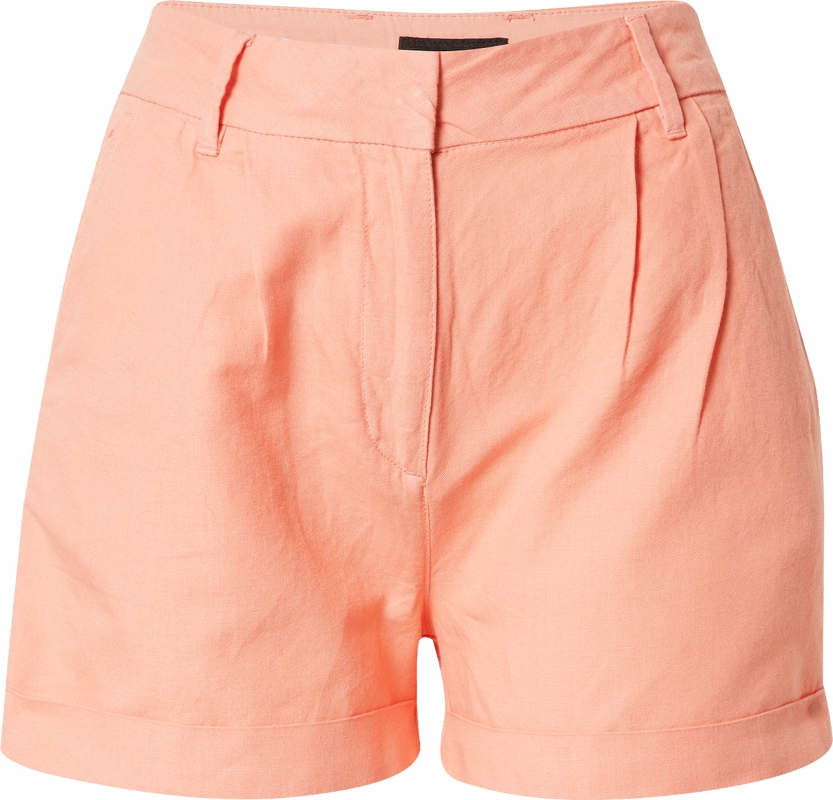 Superdry Kalhoty se sklady v pase 'STUDIOS' pastelově oranžová
