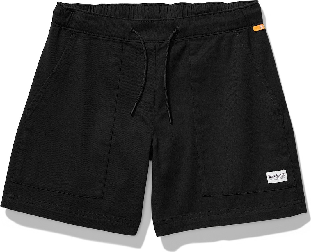 TIMBERLAND Kalhoty černá / bílá / oranžová