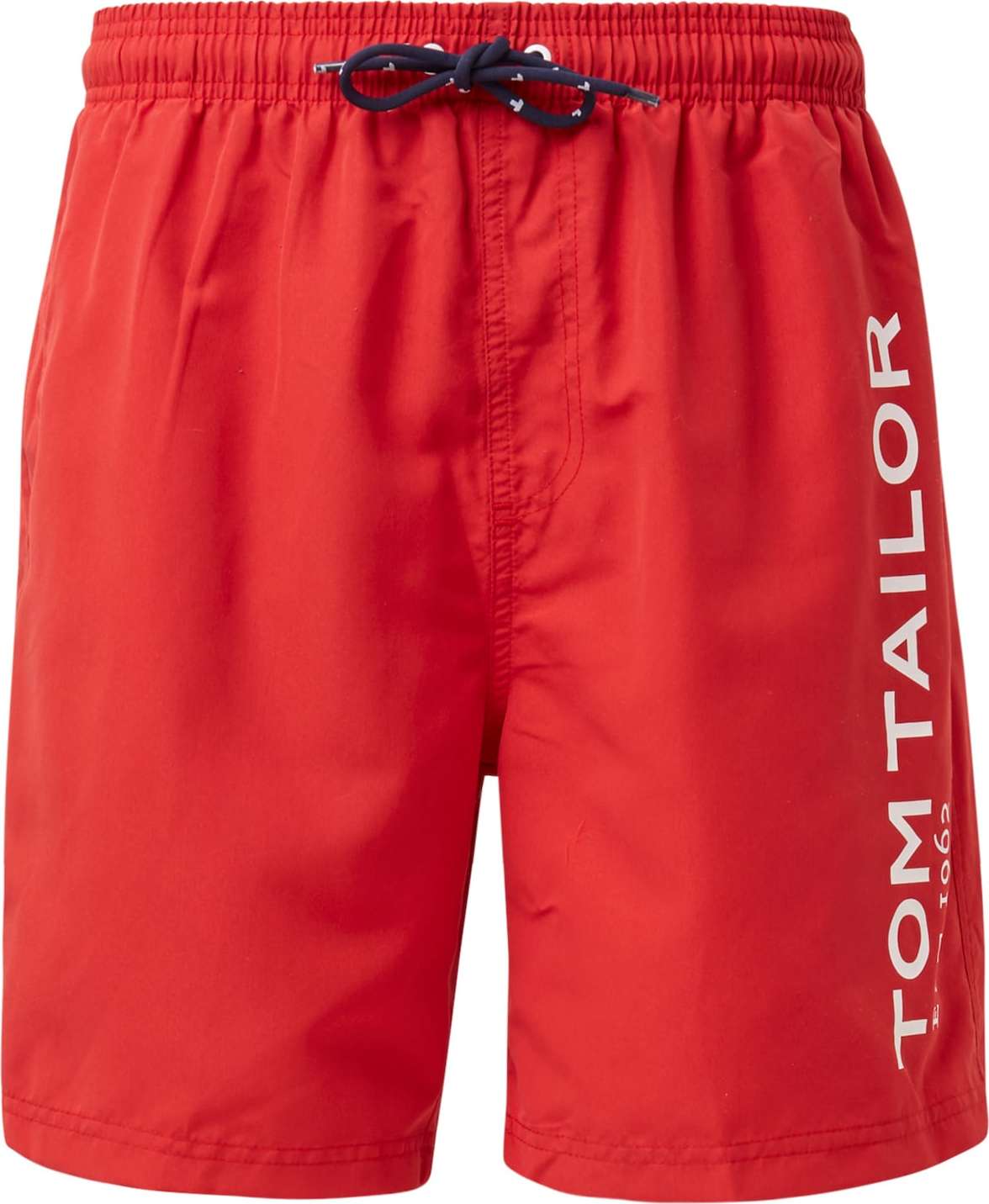 TOM TAILOR Plavecké šortky červená / bílá