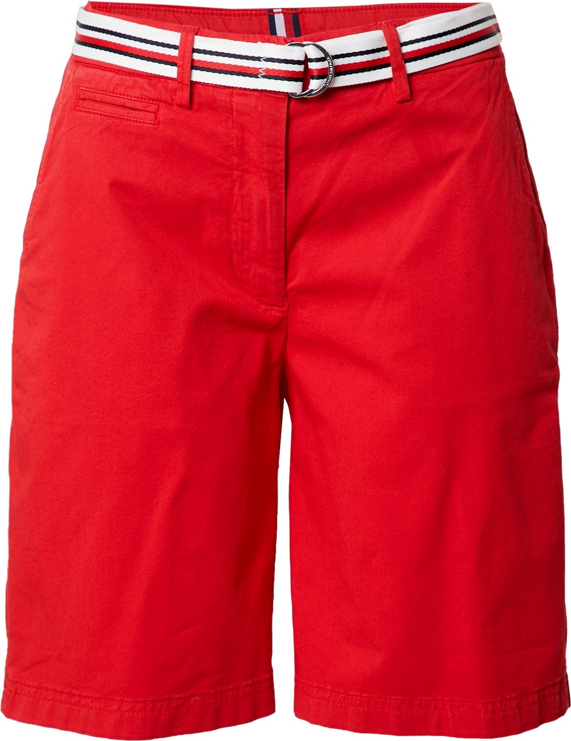 TOMMY HILFIGER Chino kalhoty námořnická modř / bílá / červená
