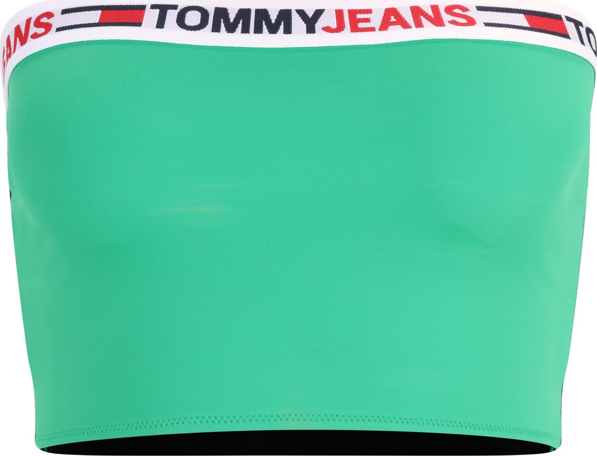 Tommy Hilfiger Underwear Horní díl plavek nefritová / bílá / ohnivá červená / noční modrá
