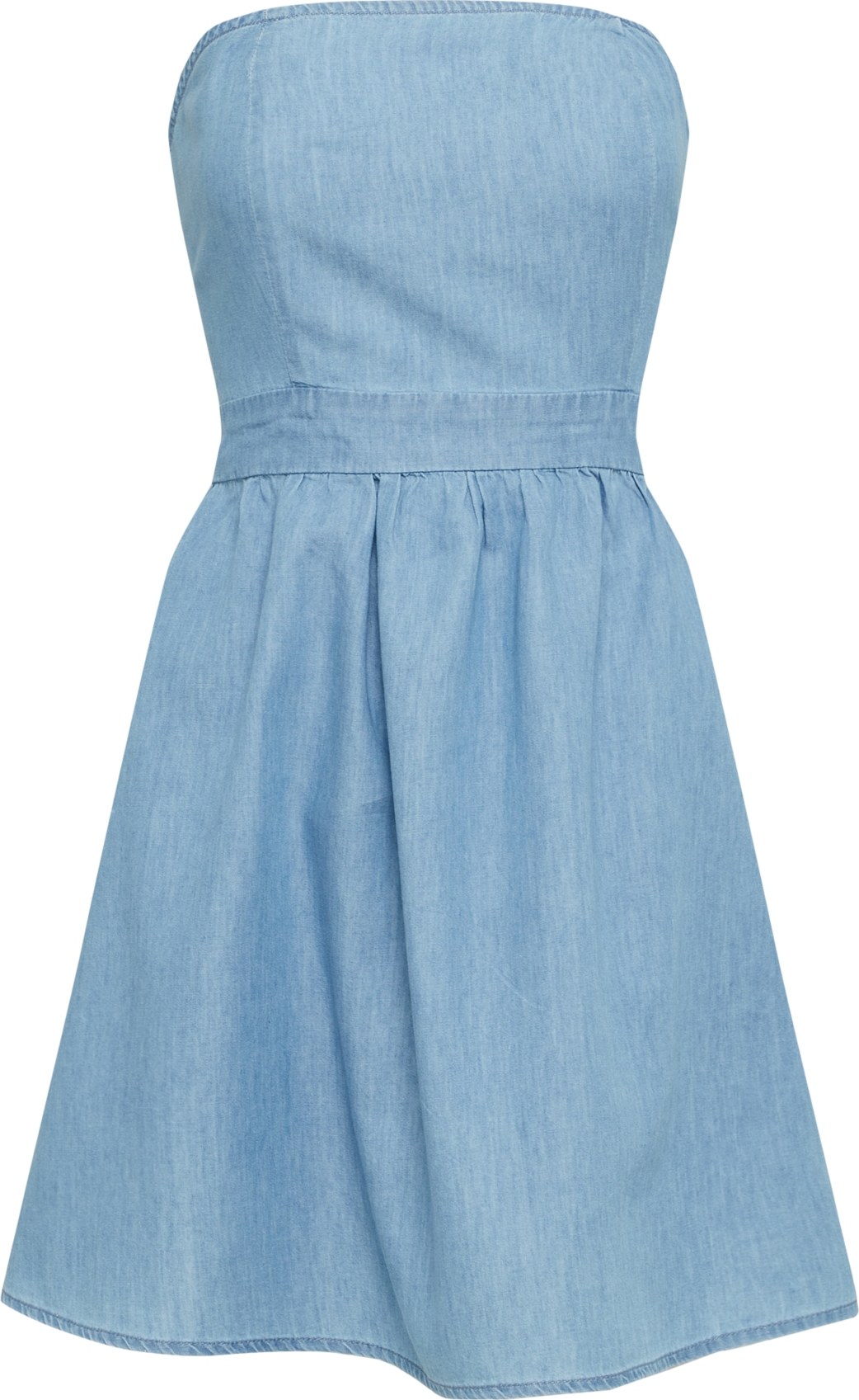 Urban Classics Letní šaty modrá džínovina