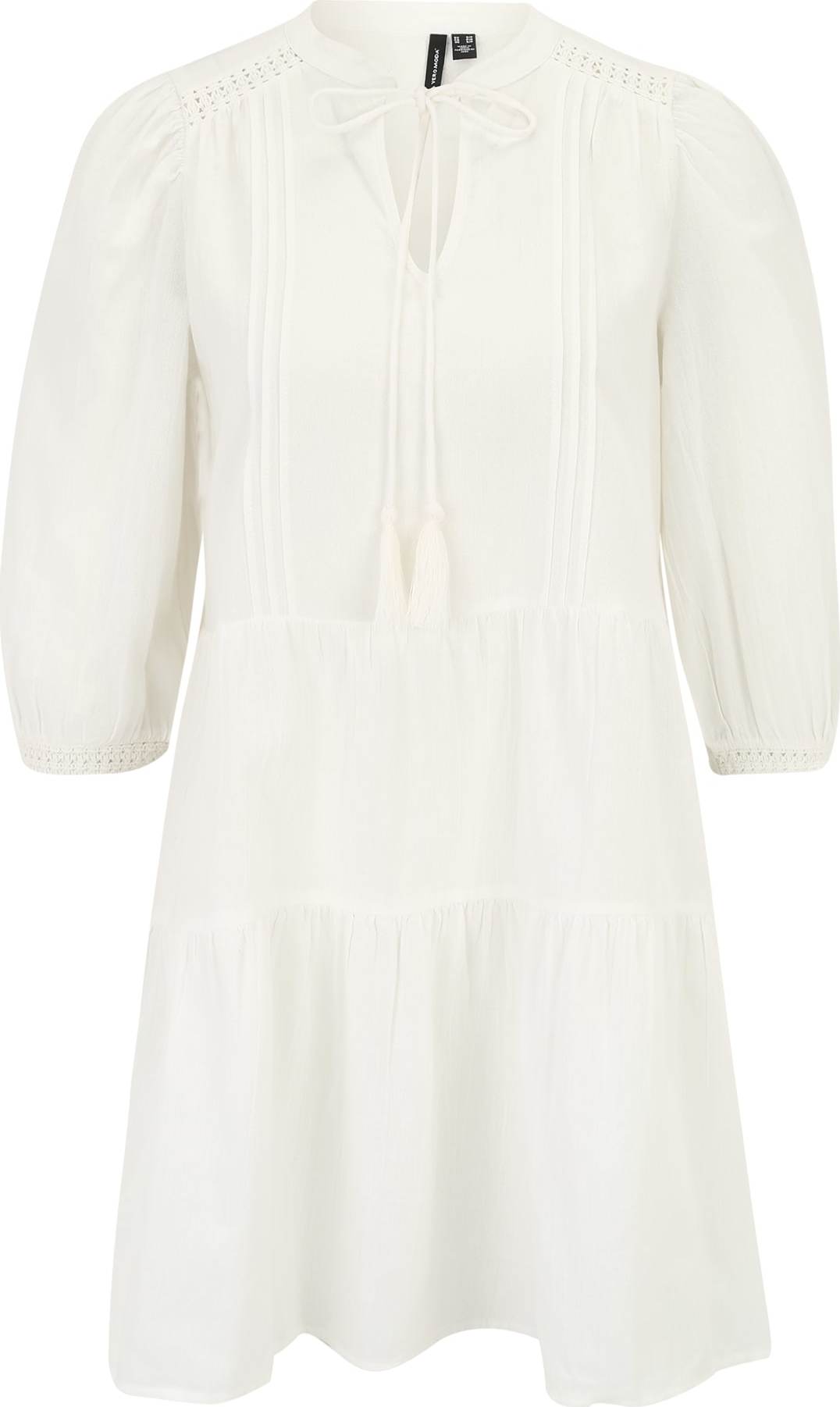 Vero Moda Petite Letní šaty 'PRETTY' bílá