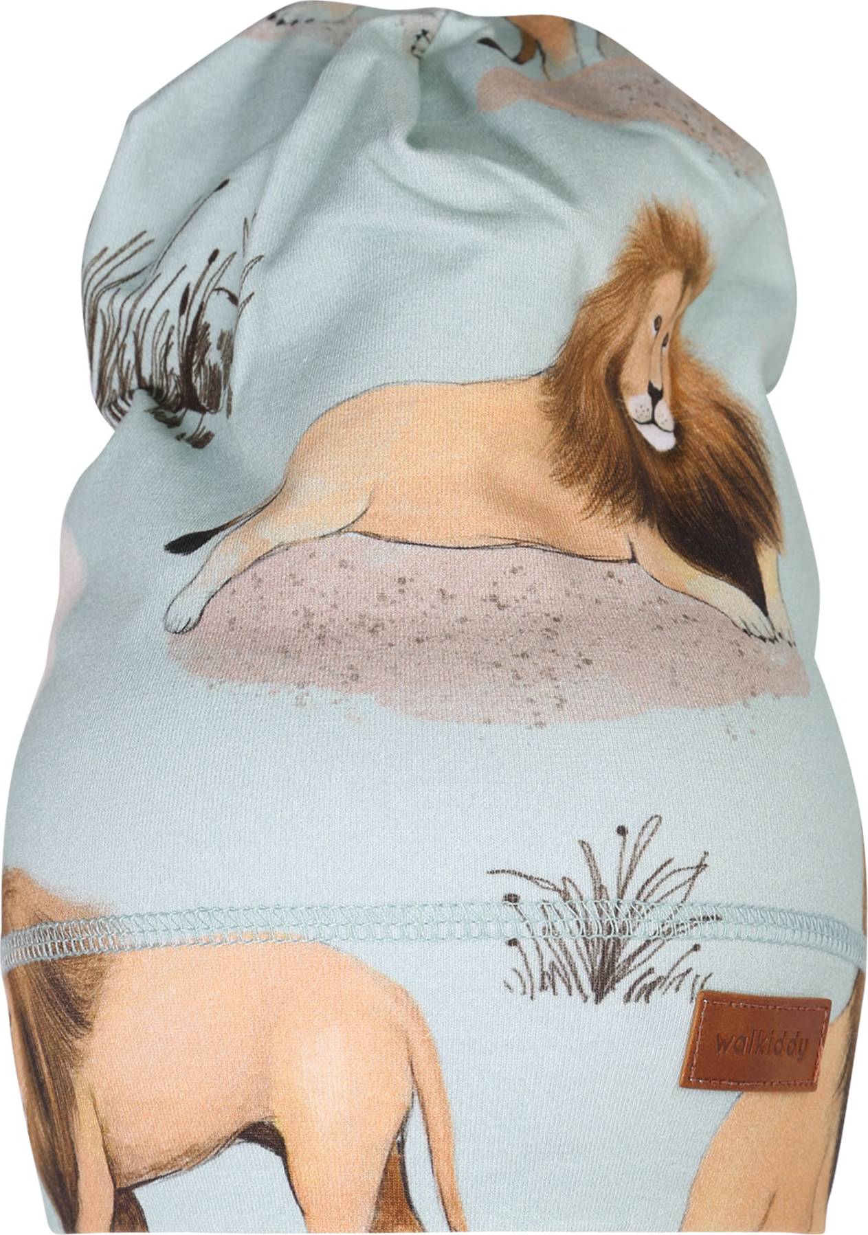 Walkiddy Čepice světlemodrá / béžová / hnědá