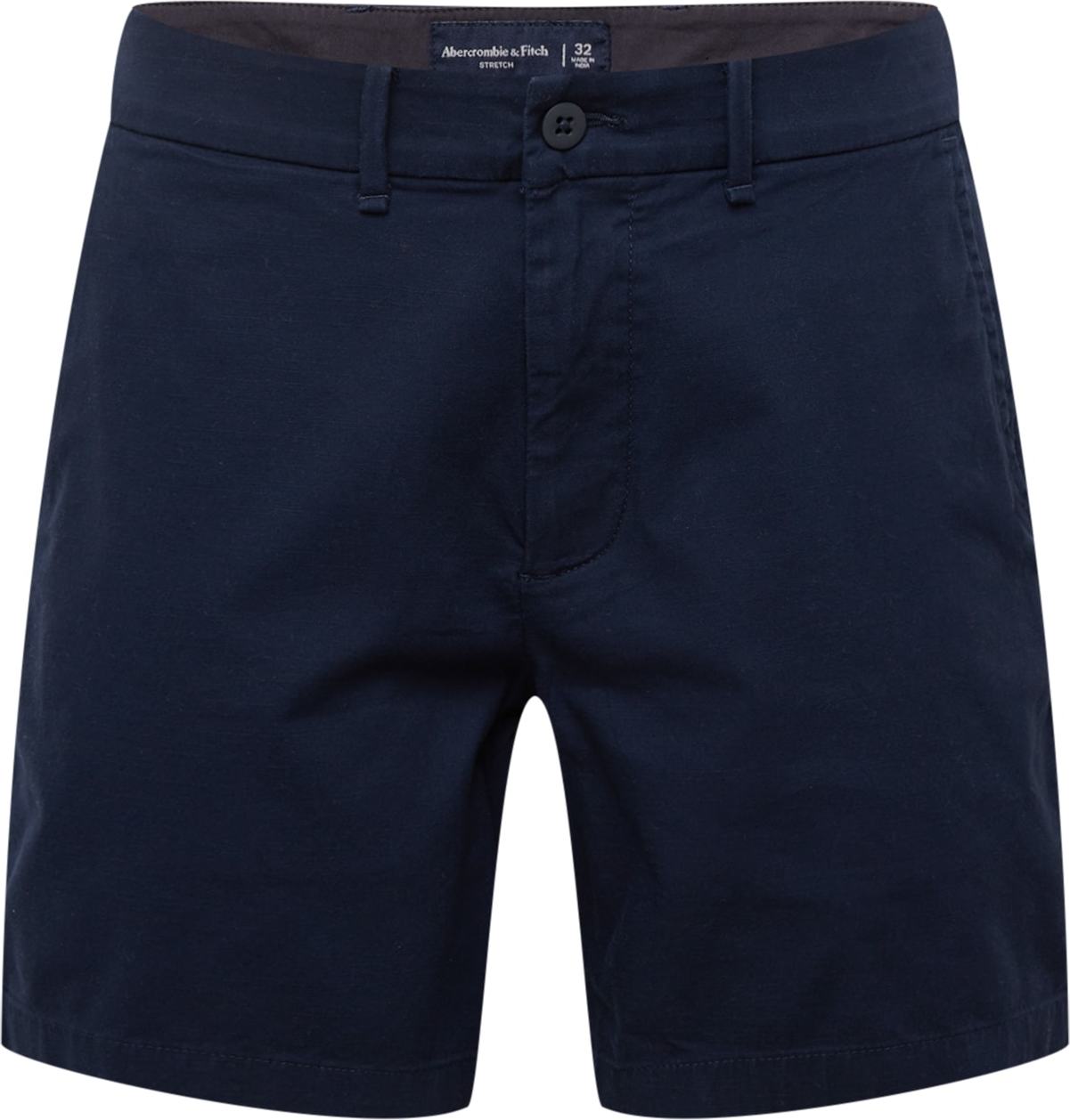 Abercrombie & Fitch Chino kalhoty 'PLAINFRONT' tmavě modrá