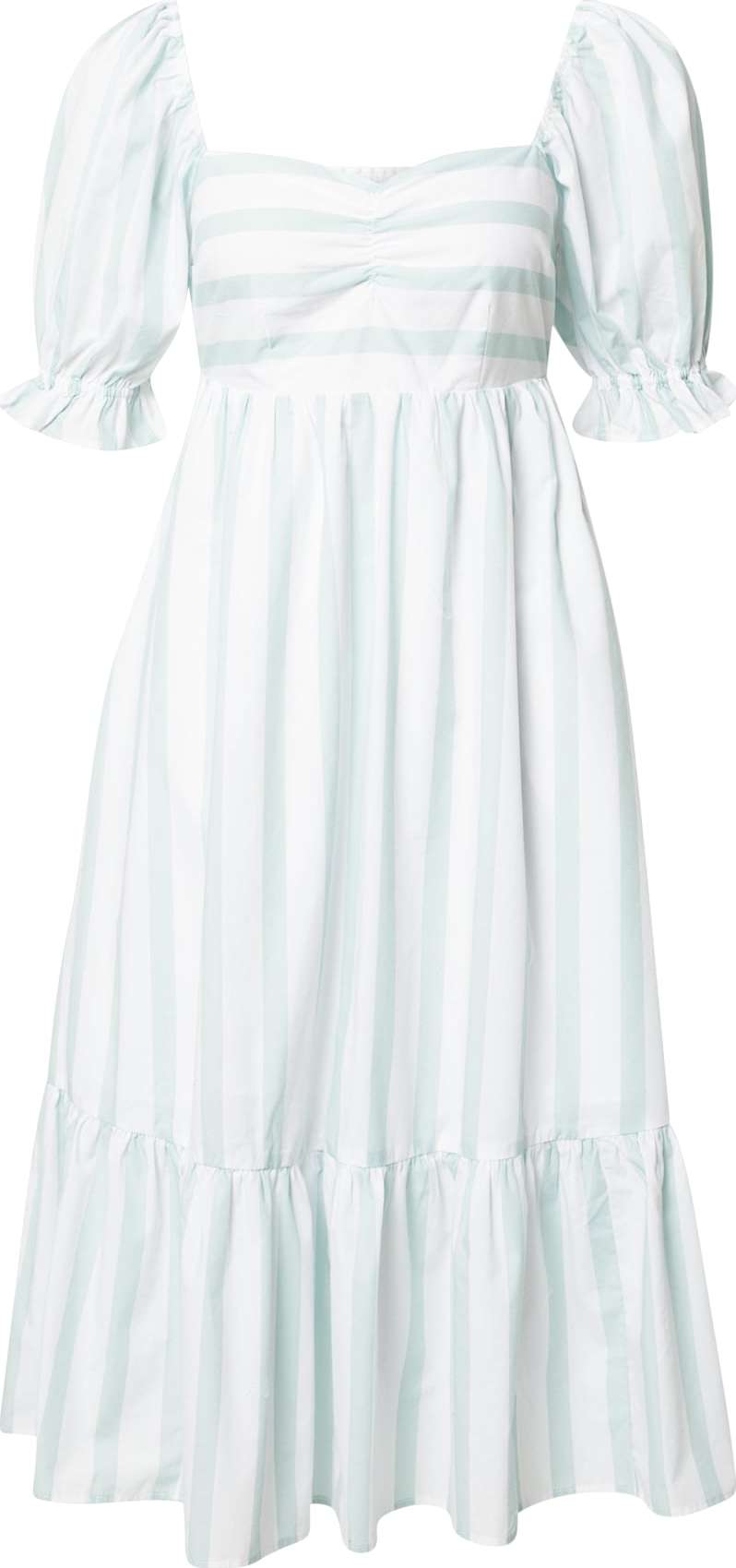 Abercrombie & Fitch Šaty bílá / mátová