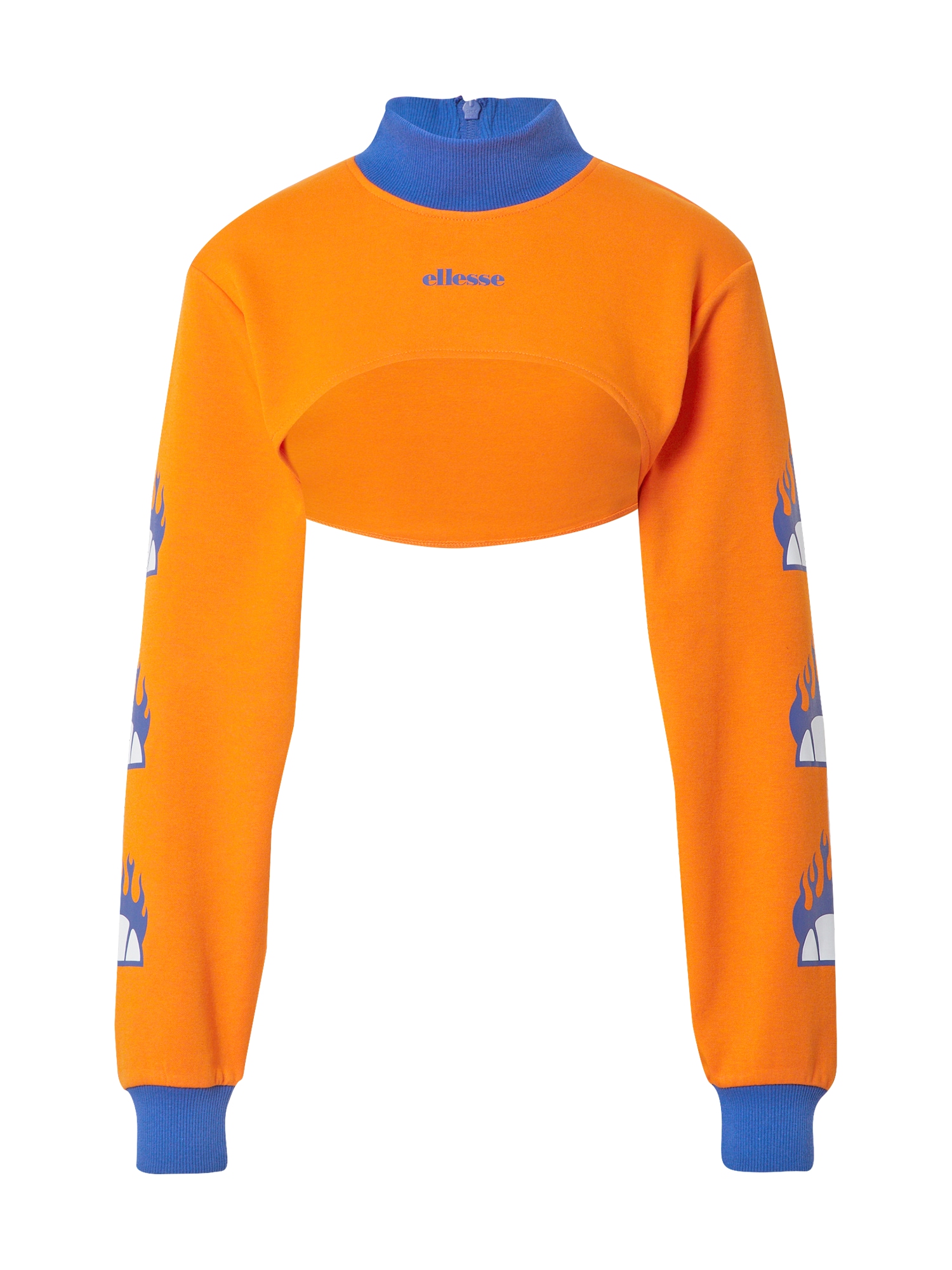 About You x Ellesse Tričko 'Pieta Long Sleeve Funnel Neck Top' oranžová