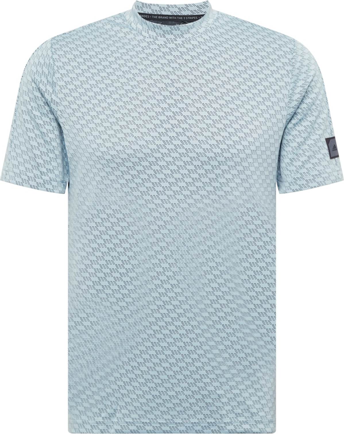 adidas Golf Funkční tričko nebeská modř / černá