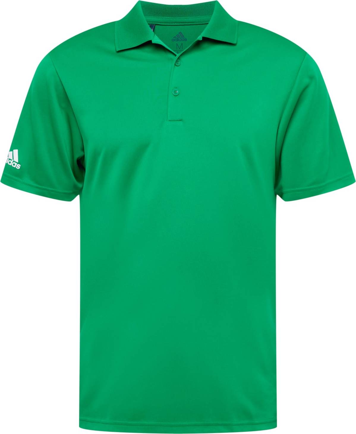 adidas Golf Funkční tričko trávově zelená / bílá