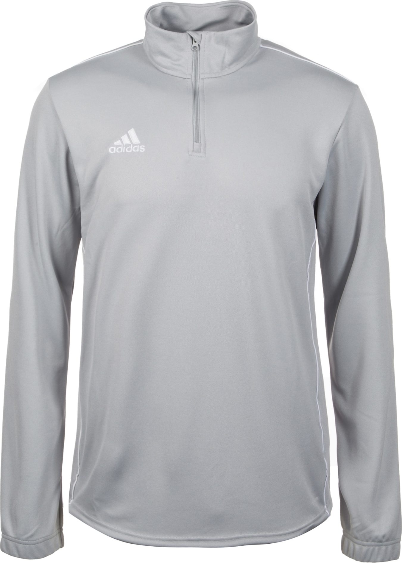 ADIDAS PERFORMANCE Funkční tričko 'Core 18' světle šedá / bílá