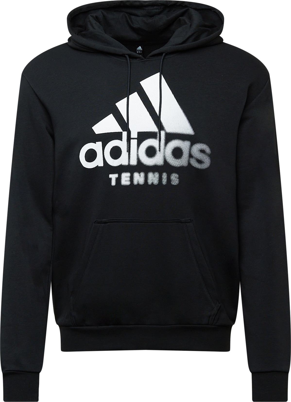 ADIDAS PERFORMANCE Sportovní mikina černá / bílá