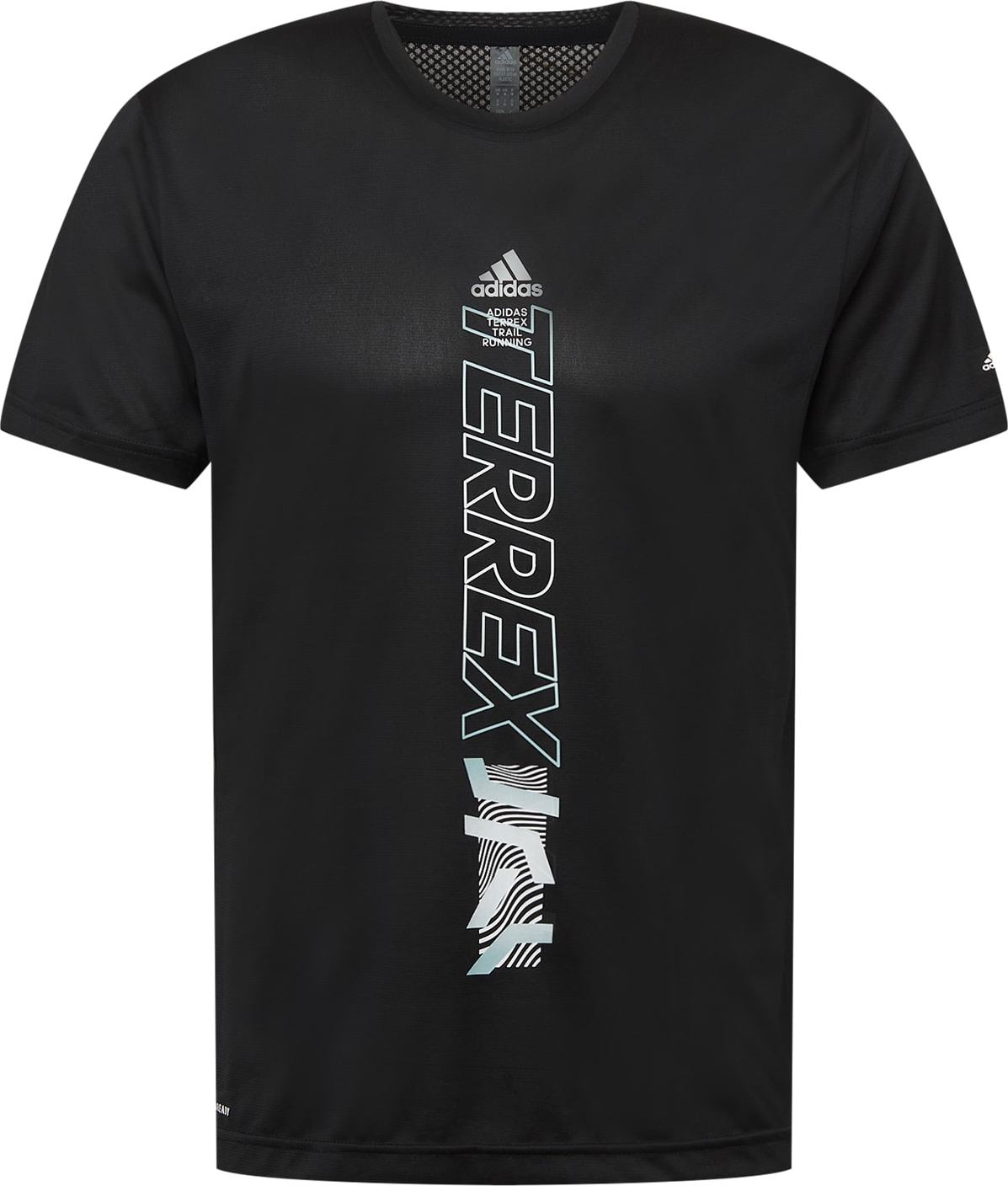 adidas Terrex Funkční tričko černá / bílá