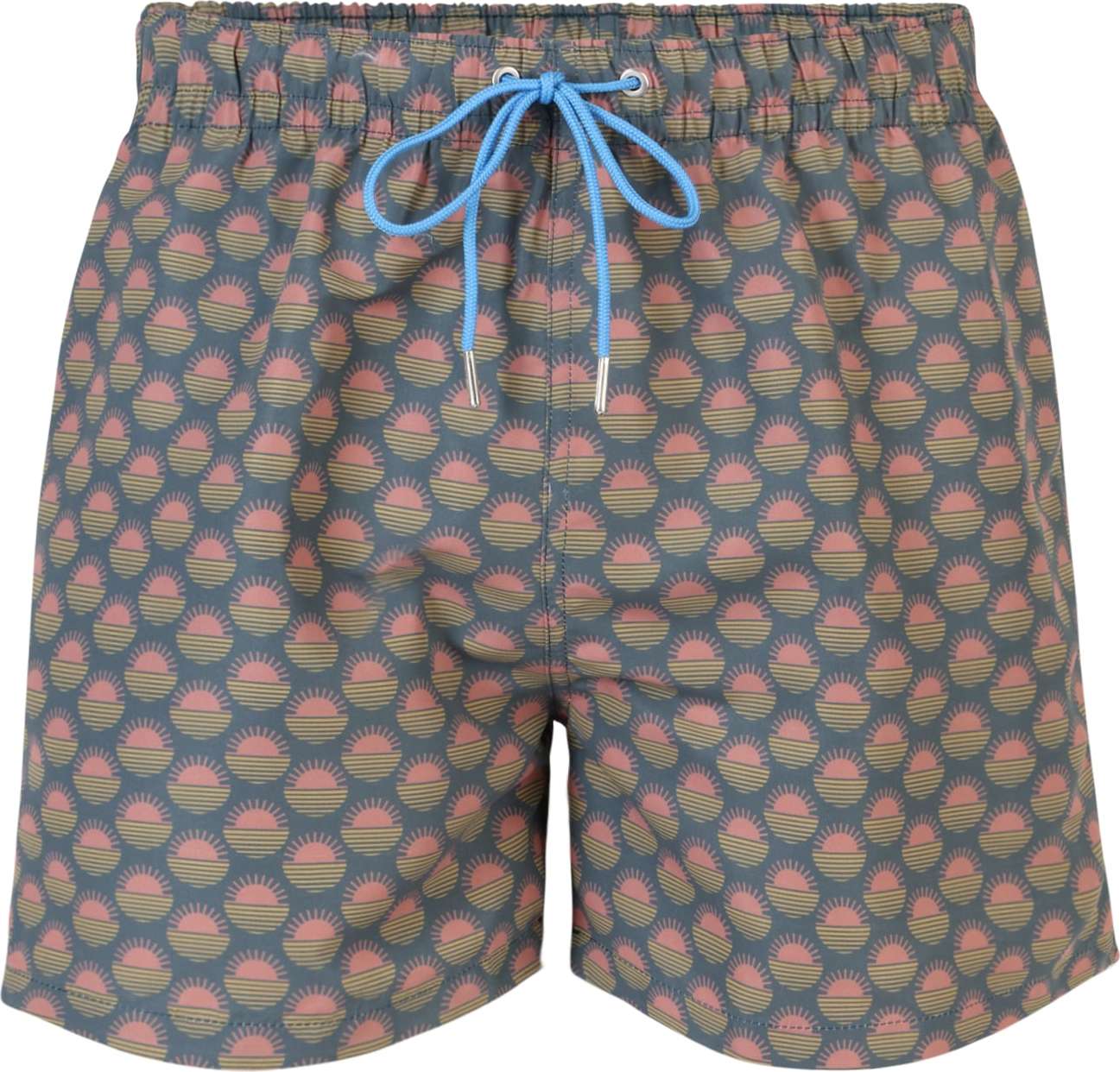 Brava Fabrics Plavecké šortky noční modrá / lososová / žlutá