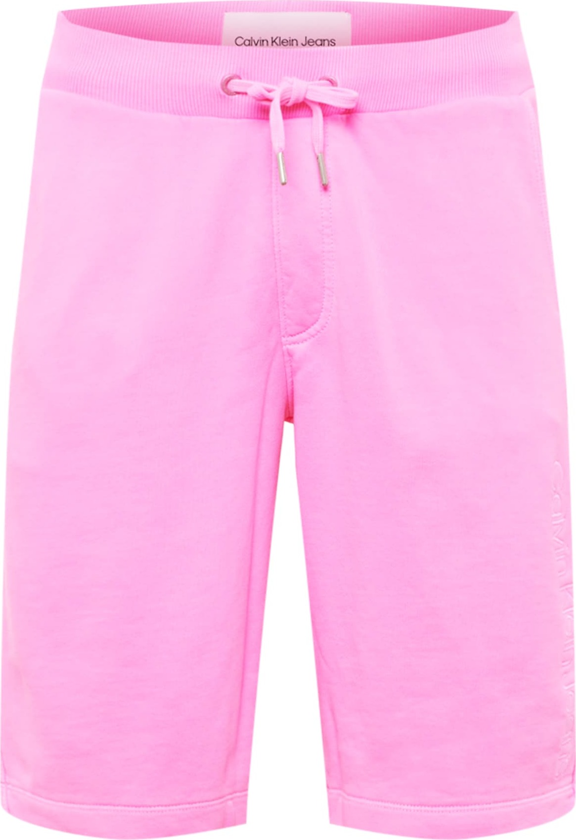 Calvin Klein Jeans Kalhoty svítivě růžová