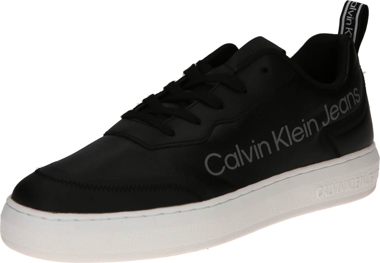 Calvin Klein Jeans Tenisky černá / šedá
