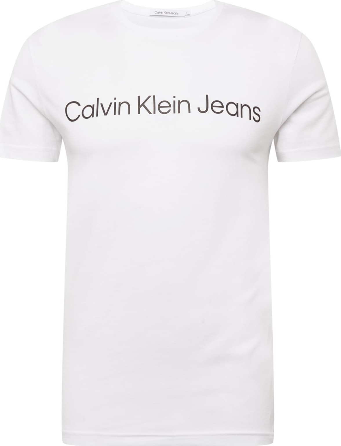 Calvin Klein Jeans Tričko bílá / černá