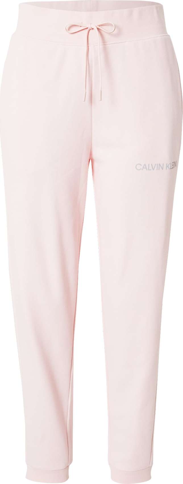 Calvin Klein Performance Sportovní kalhoty růžová / šedá
