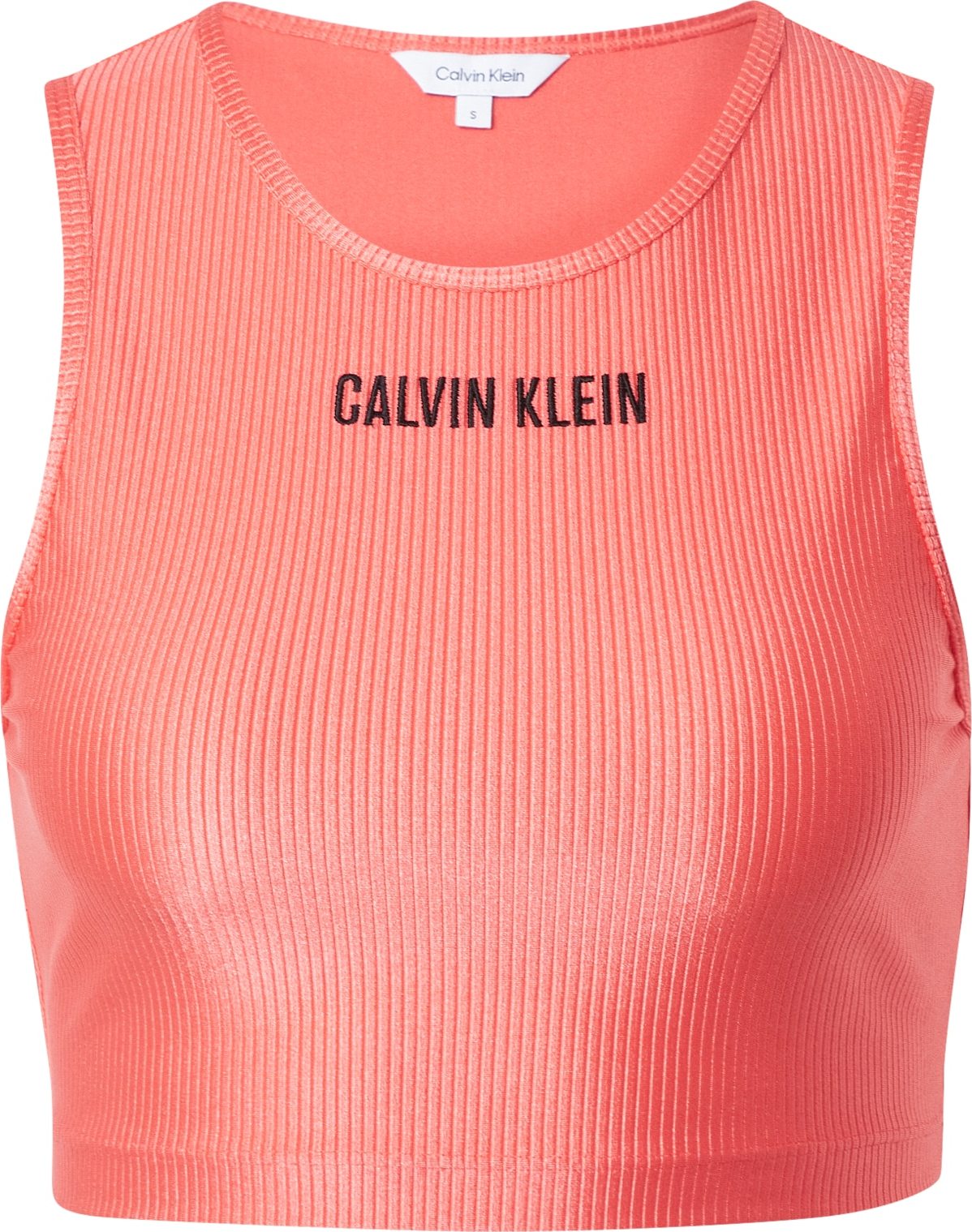 Calvin Klein Swimwear Horní díl plavek černá / pastelově červená
