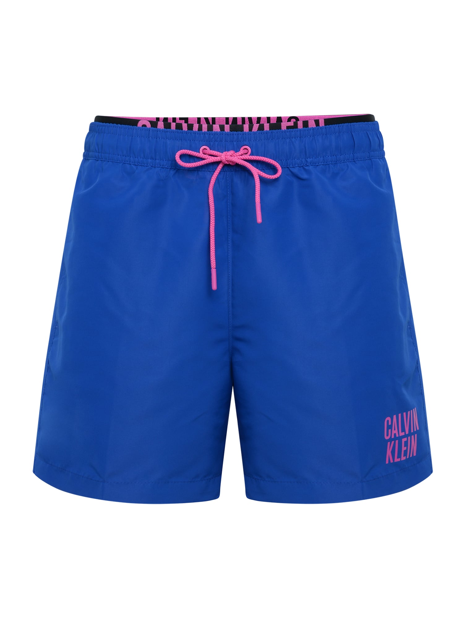 Calvin Klein Swimwear Plavecké šortky královská modrá / černá / pink