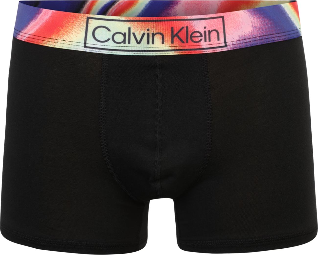 Calvin Klein Underwear Boxerky černá / oranžově červená / tmavě fialová / světle růžová / mátová