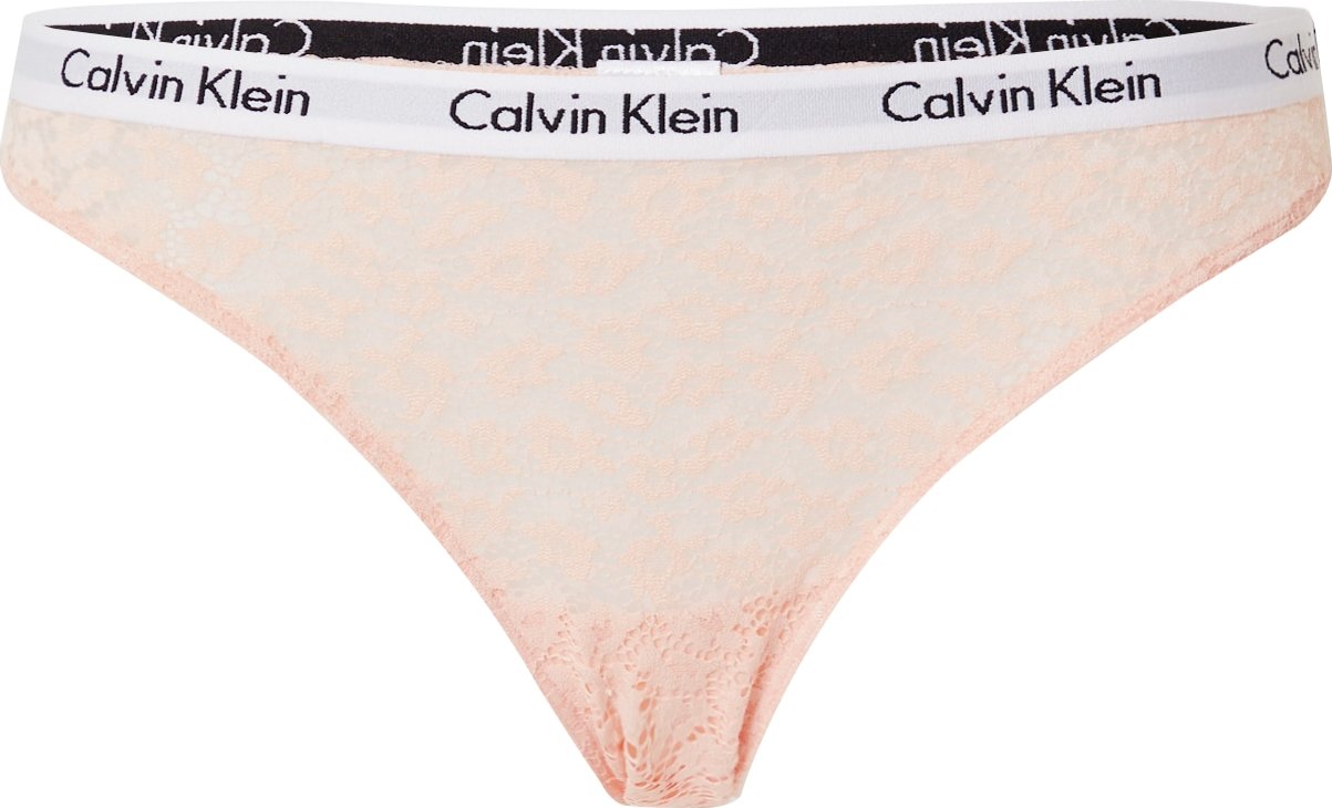Calvin Klein Underwear Kalhotky meruňková / bílá / světle šedá / černá