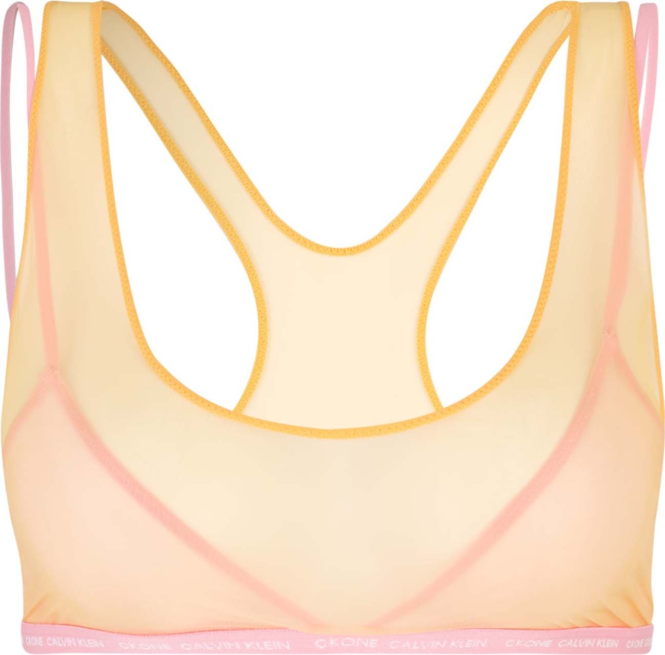 Calvin Klein Underwear Podprsenka 'Pride' oranžová / bílá / pink