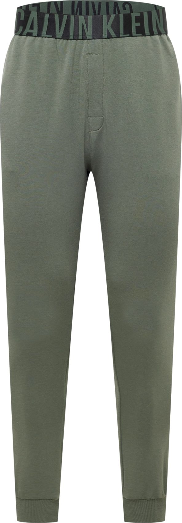 Calvin Klein Underwear Pyžamové kalhoty černá / khaki