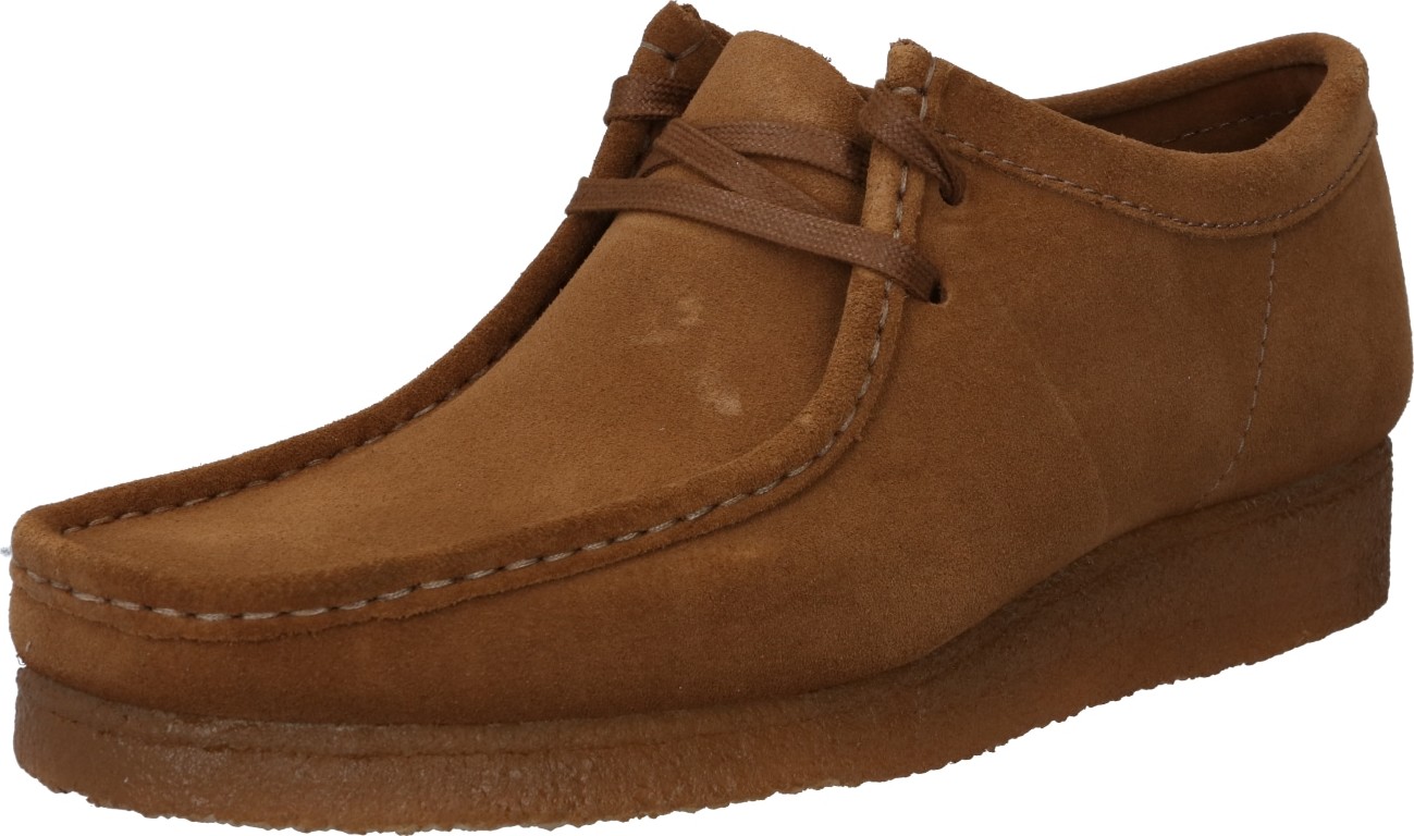 Clarks Originals Šněrovací boty 'Wallabee' hnědá