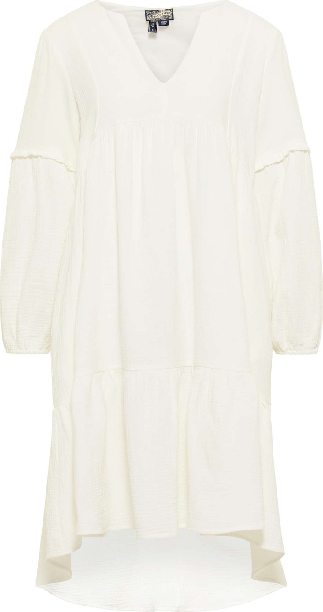 DreiMaster Vintage Šaty barva bílé vlny