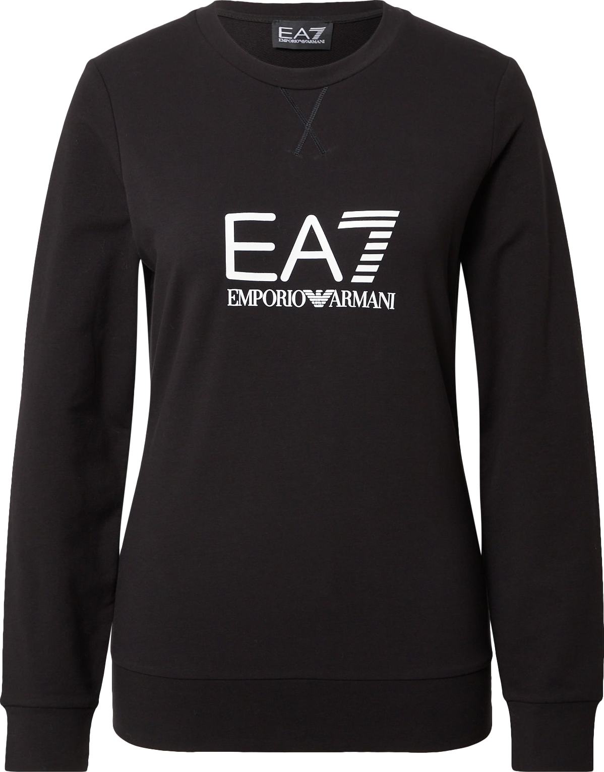 EA7 Emporio Armani Mikina černá / bílá