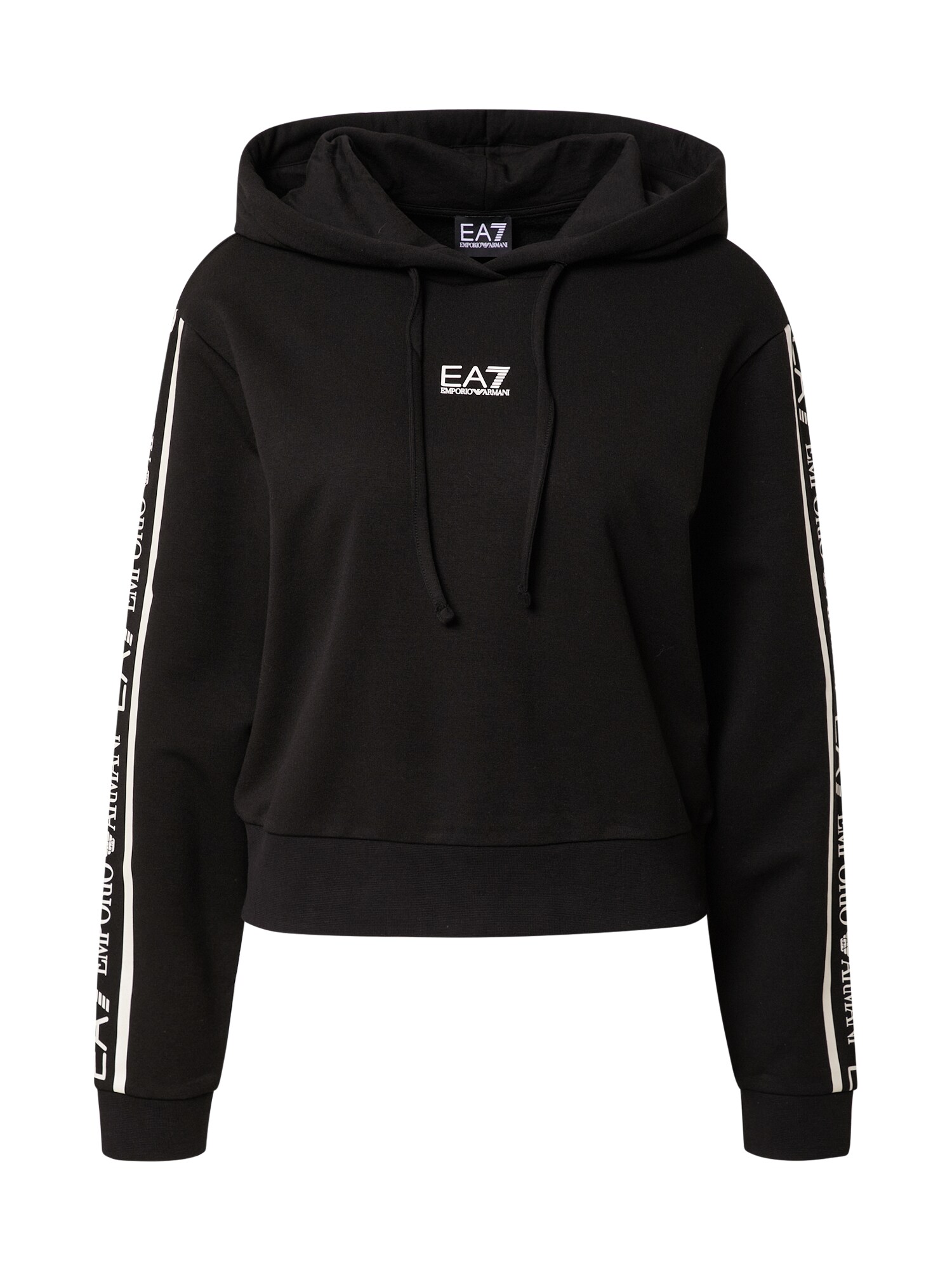 EA7 Emporio Armani Mikina černá / bílá