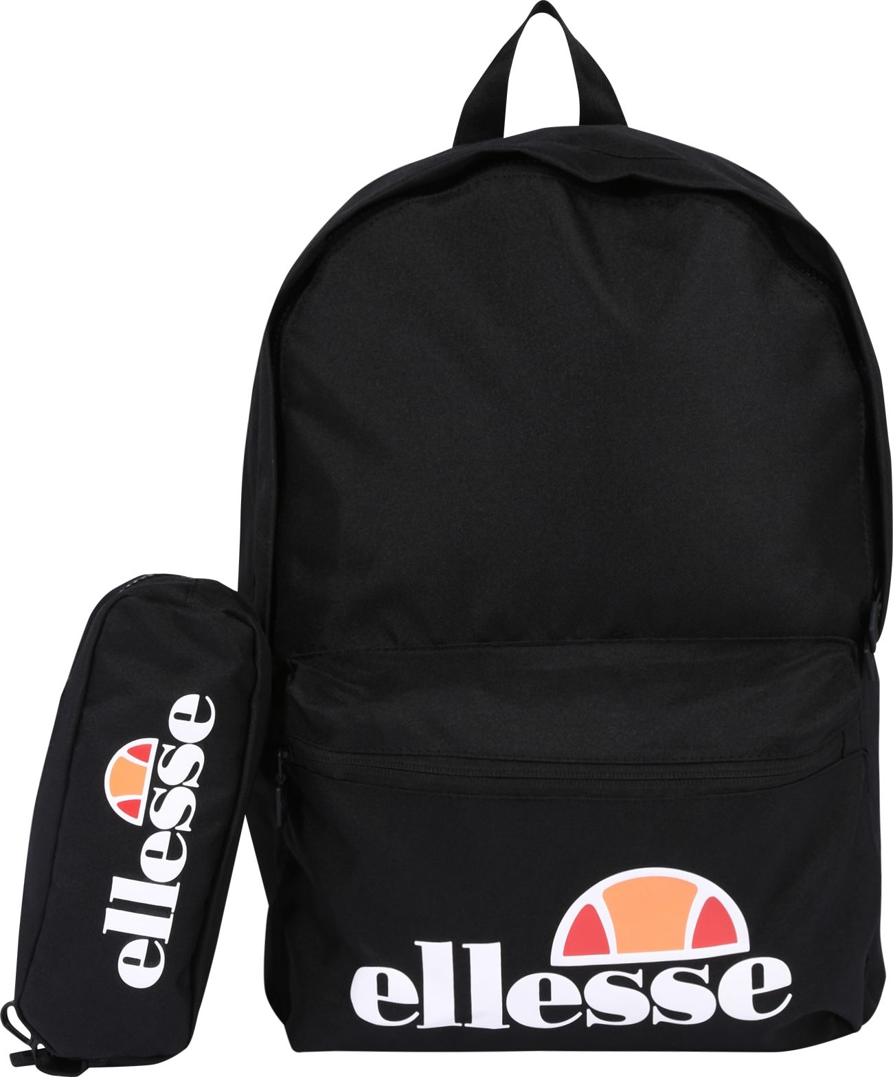 ELLESSE Batoh 'Rolby' černá / bílá / červená / oranžová