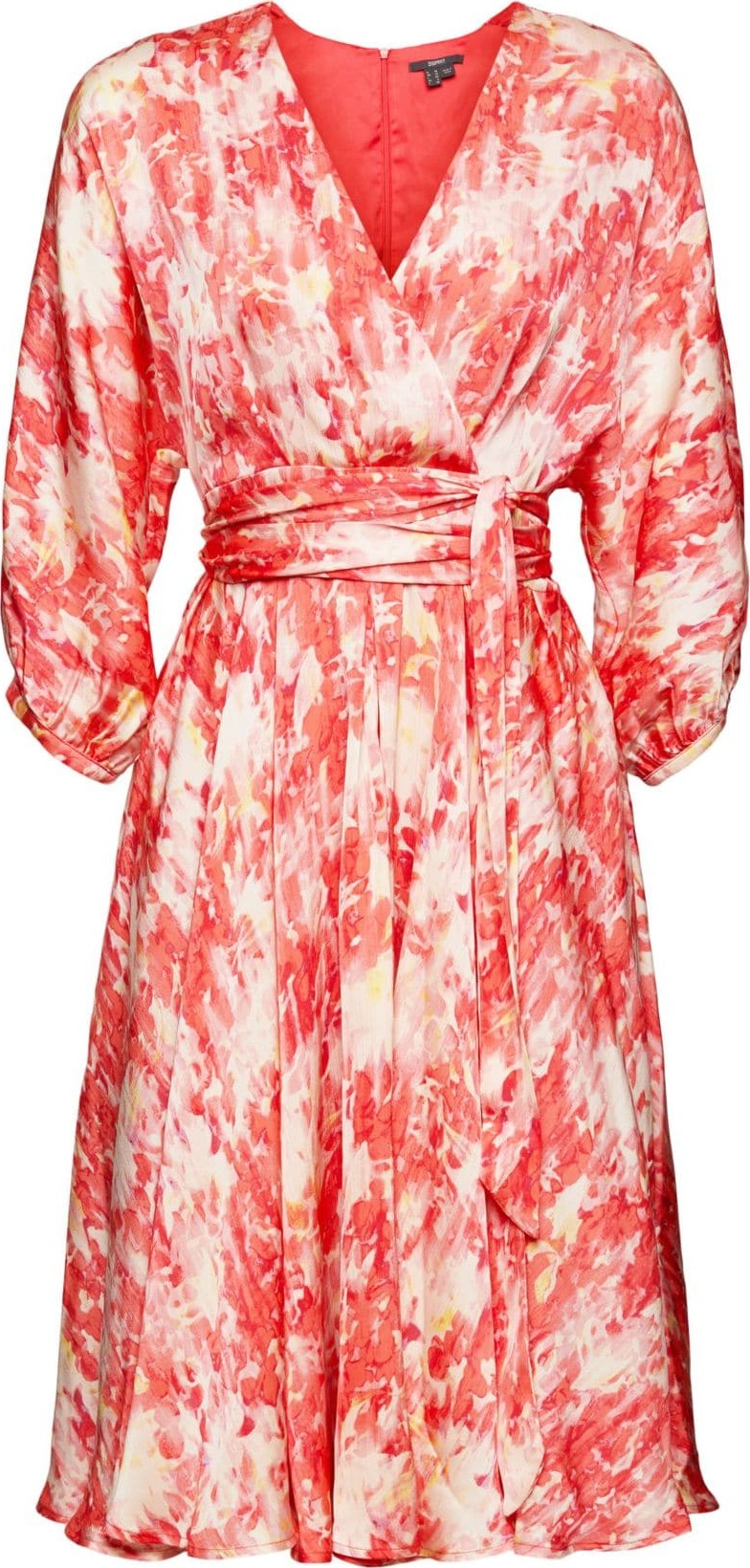 Esprit Collection Šaty červená / krémová / růžová