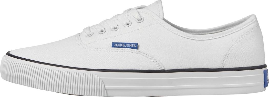 JACK & JONES Tenisky bílá / černá / modrá