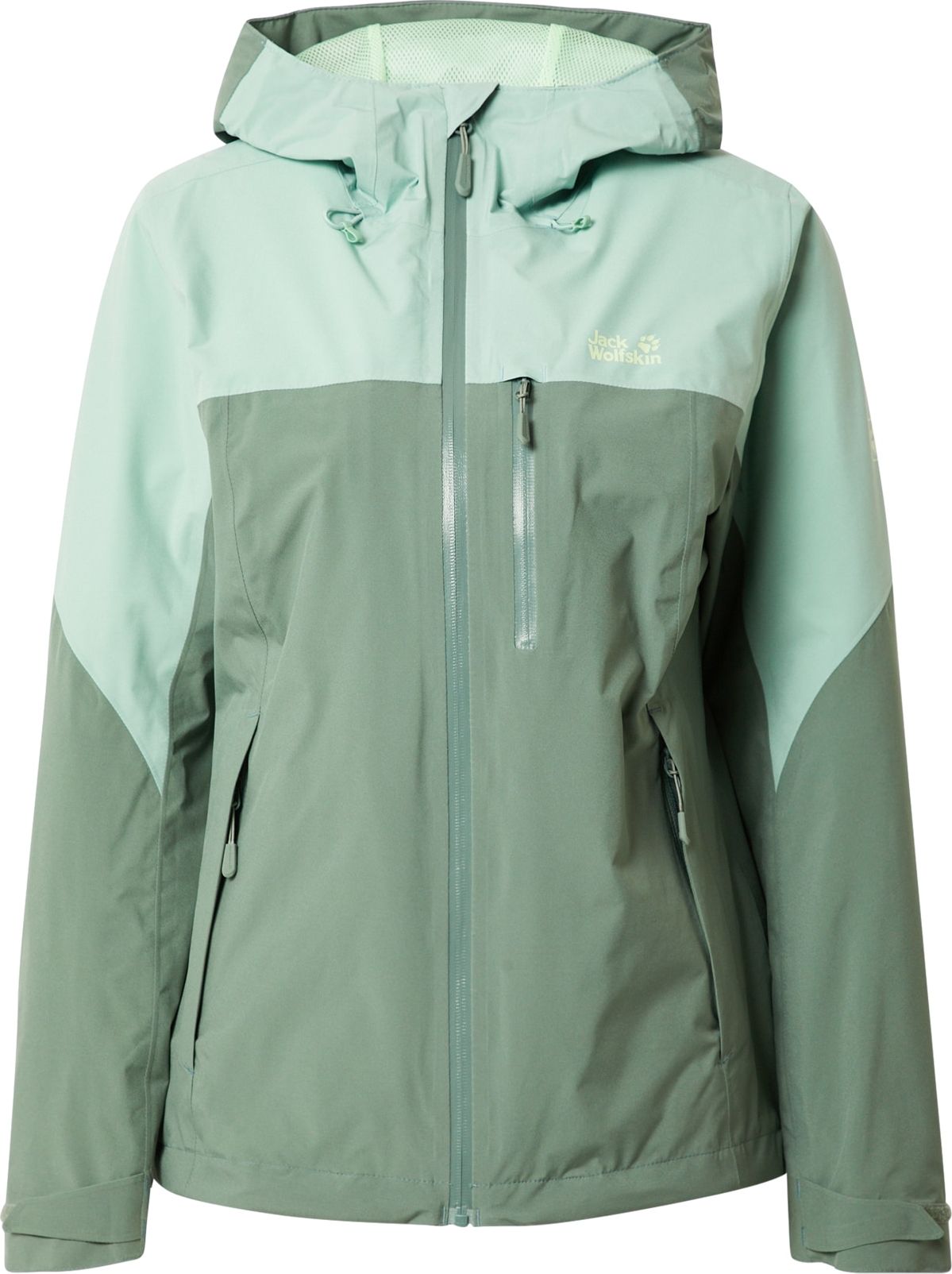 JACK WOLFSKIN Outdoorová bunda mátová / jablko