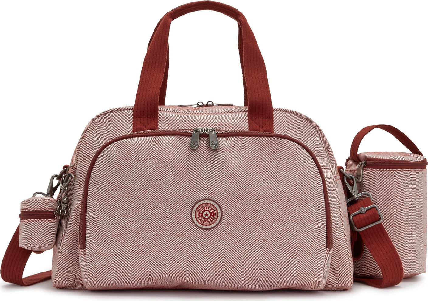KIPLING Taška Weekender 'CAMAMA' červená / bílá