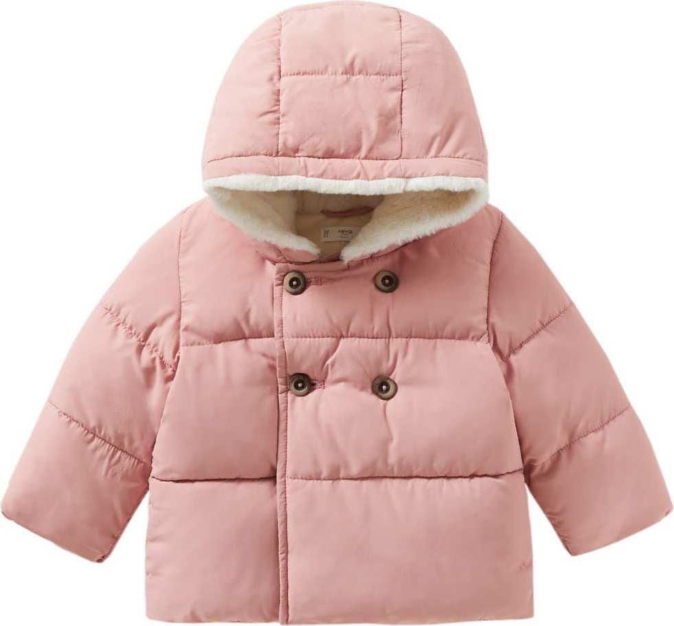 MANGO KIDS Zimní bunda 'COPO' růžová