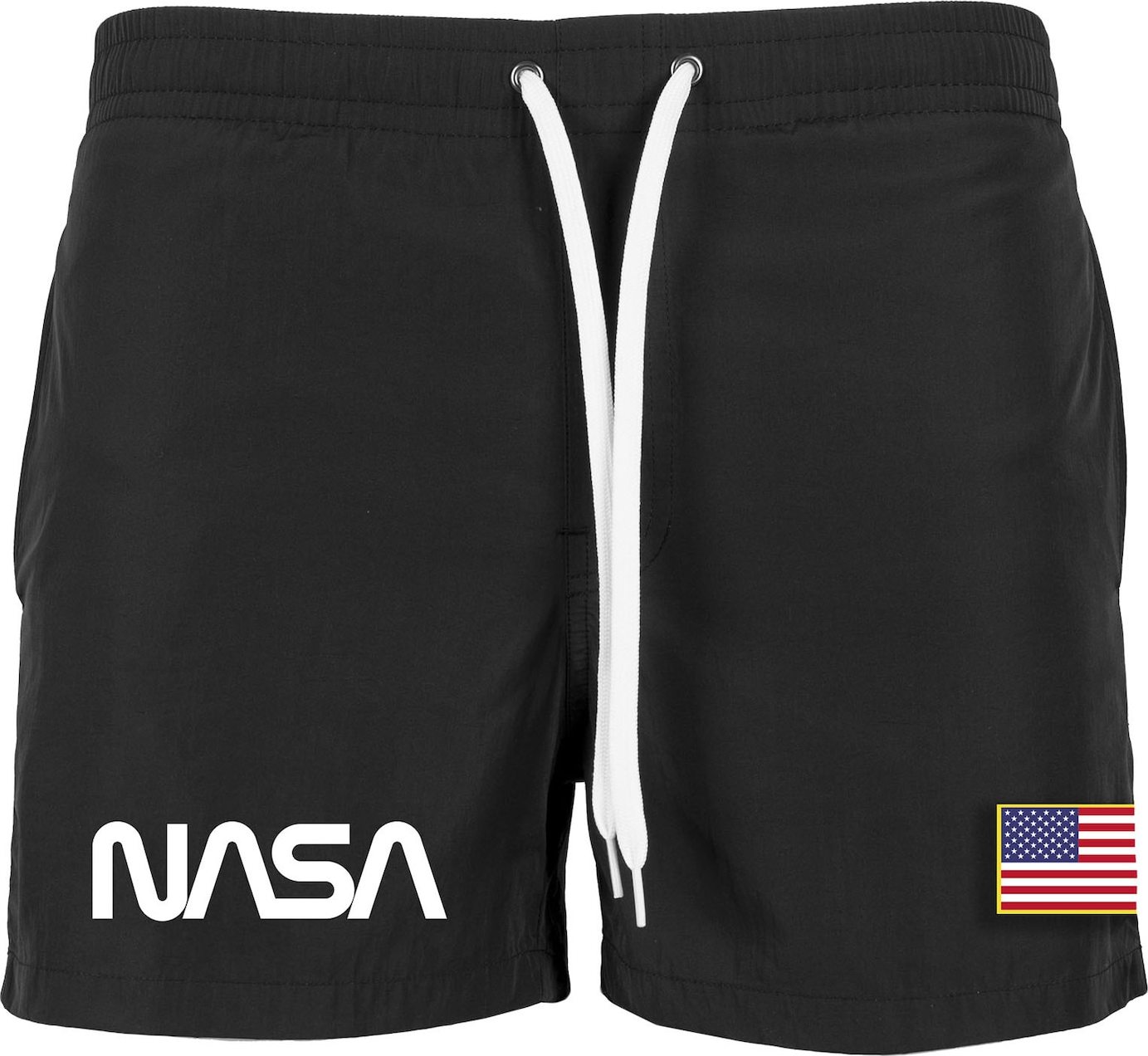 Mister Tee Plavecké šortky 'NASA' černá