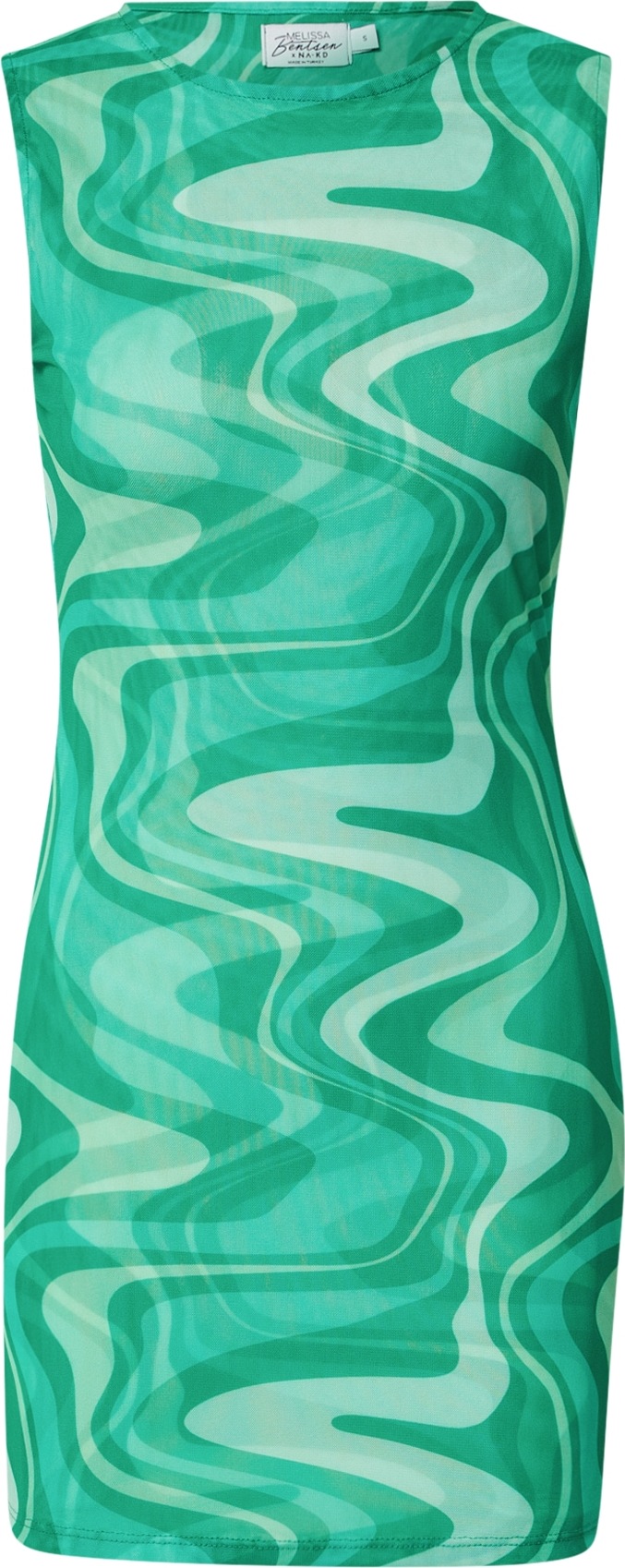 NA-KD Letní šaty nefritová / pastelově zelená / trávově zelená