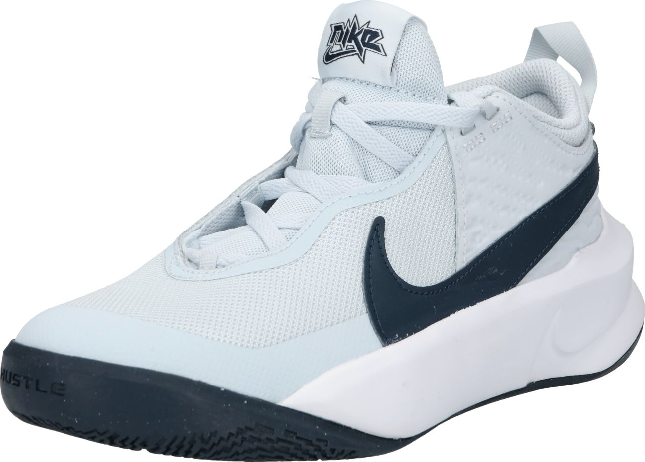 NIKE Sportovní boty 'Team Hustle D 10' azurová / černá