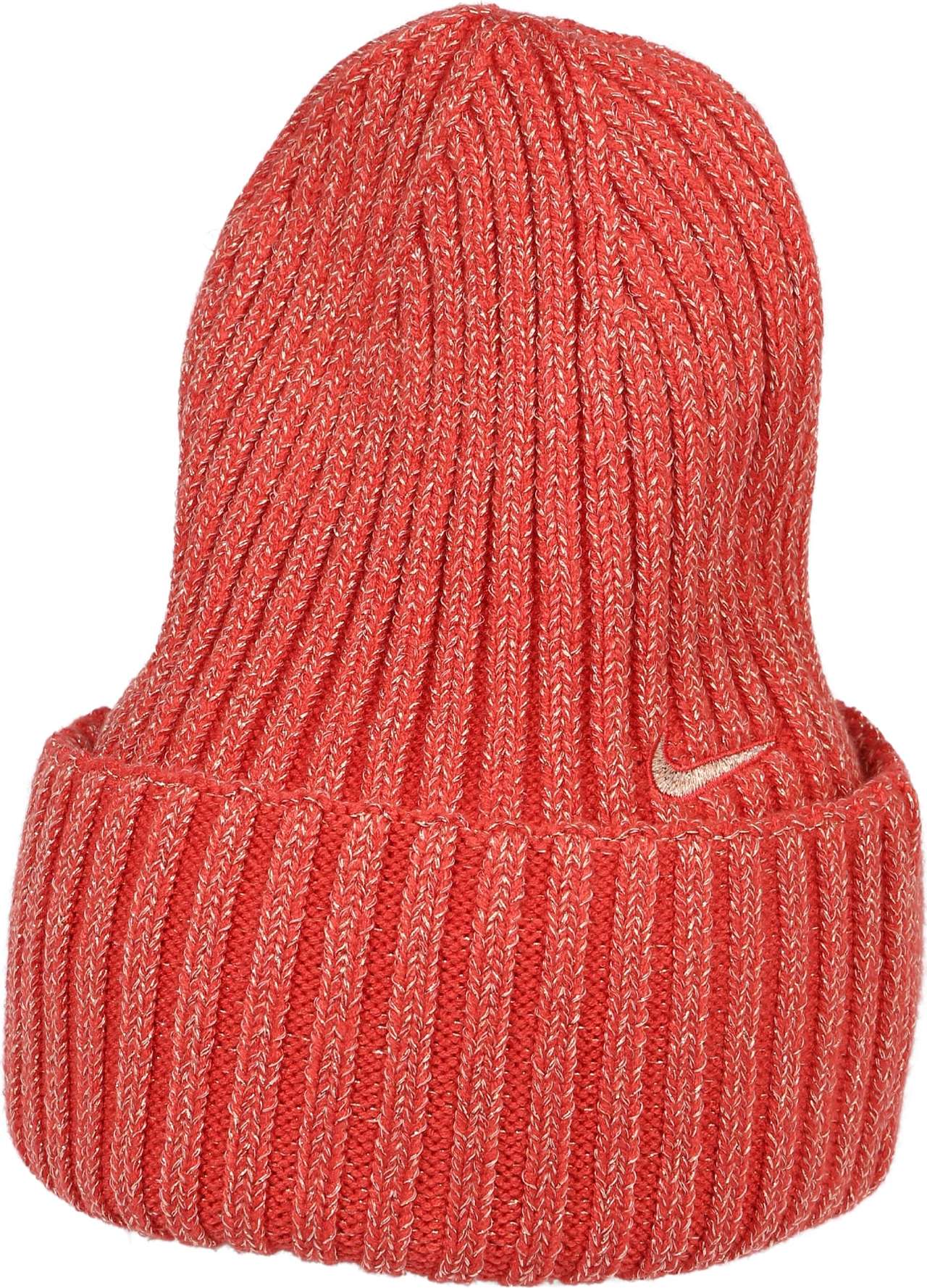 Nike Sportswear Čepice červená / zlatá